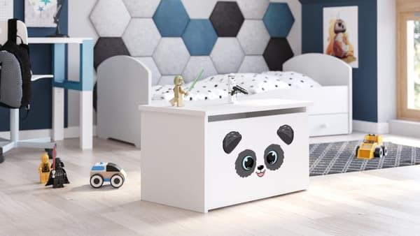 Daria leluarkku valkoinen painettu Panda