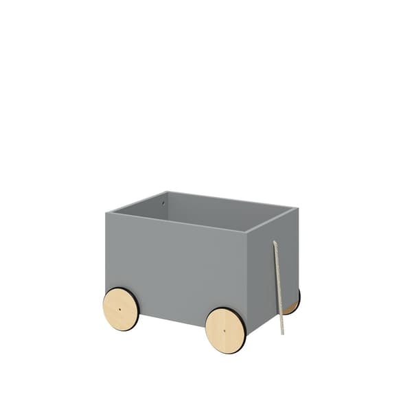 Lotta grå leksakslåda