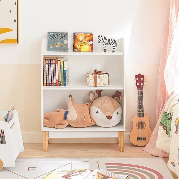 Bogreol, KMB47-W, 60x25x80 cm, Hvid