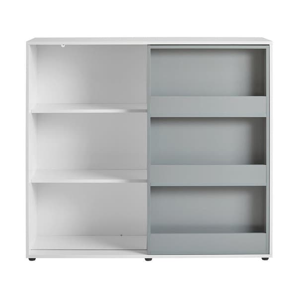 Hyllystö, KMB33-W, 39x116x119 cm, Valkoinen