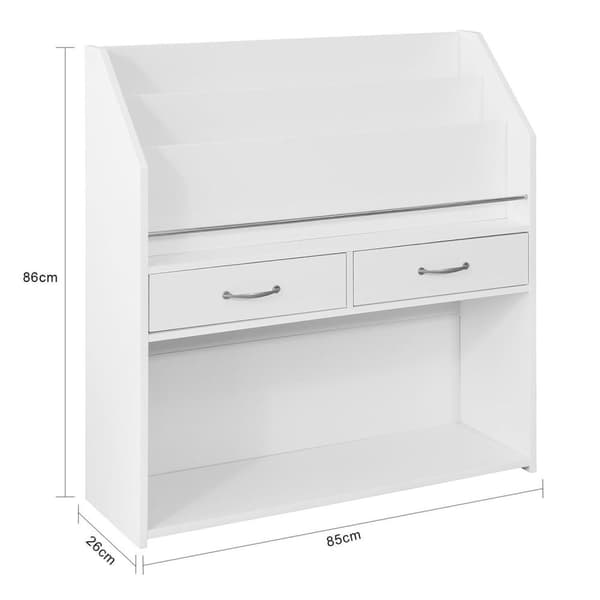 Hyllyyksikkö, KMB39-W, 26x86x85 cm, Valkoinen