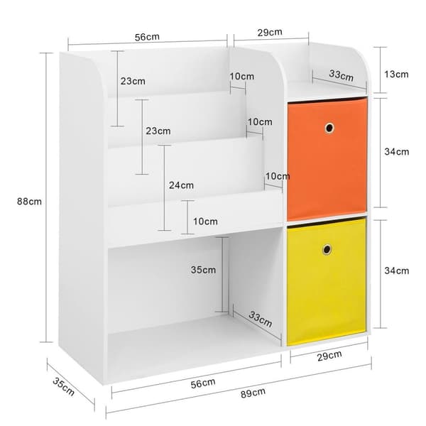 Hylde, KMB37-W, 35x88x89 cm, Hvid