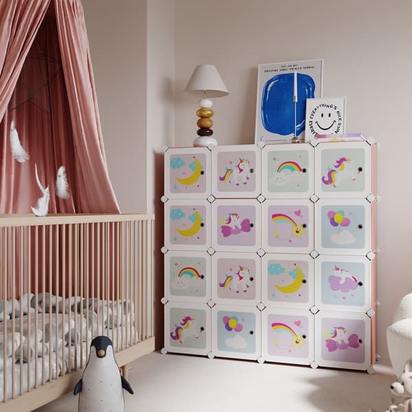 Hyllsystem, SONGMICS LPC906W01, 123x31x123 cm, Vit