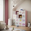 Miniatyrbild 1 av 6: Hyllsystem, SONGMICS LPC906W01, 123x31x123 cm, Vit