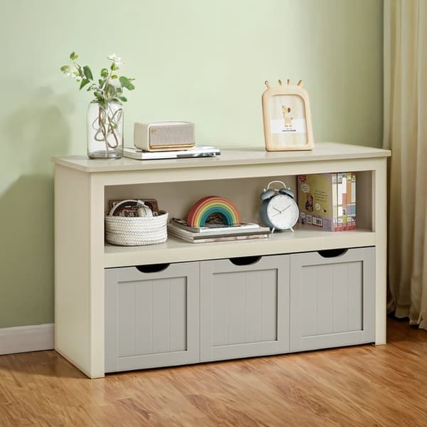 Børnehylde, VASAGLE LHS380W01, 102x30x60 cm, Hvid