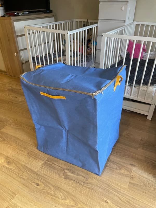 SUURI LAUKKU KORVILLA JA LELUTELINEELLÄ 3XL 220L VAHVISTETTU KULJETUSLAUKKU