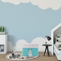 Miniatyrbild 2 av 5: Relaxdays Förvaringslåda för leksaker, lock, leksakskista, vikbar, barn, 33L, lama, turkos