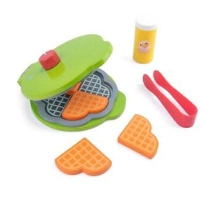 Våffeljärn med tillbehör - trälek