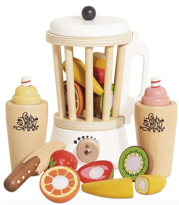 Smoothiemixer matleksak av trä från Le Toy Van