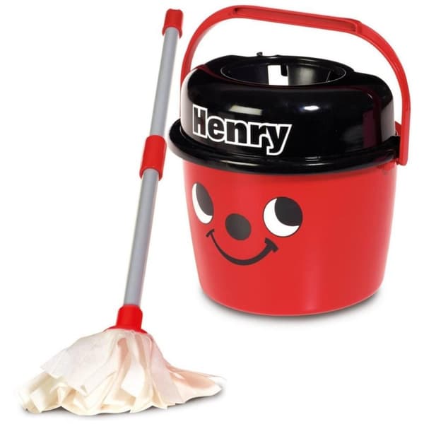 Numatic Little Helper Little Henry Mopp och hink Röd