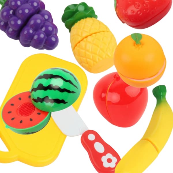 WOOPIE Fruktset med Skärbräda och Kardborrekniv
