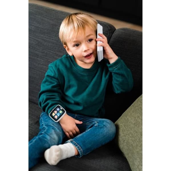 Telefon og ur - KD - Min telefon og fitnessur - Realistisk imitation til småbørn