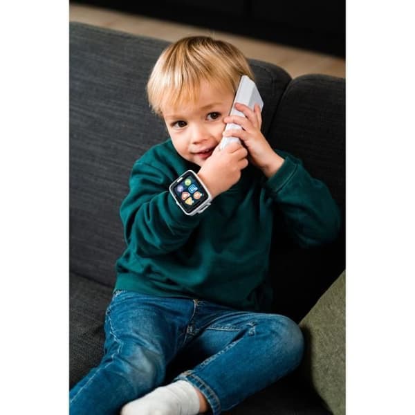 Telefon og ur - KD - Min telefon og fitnessur - Realistisk imitation til småbørn