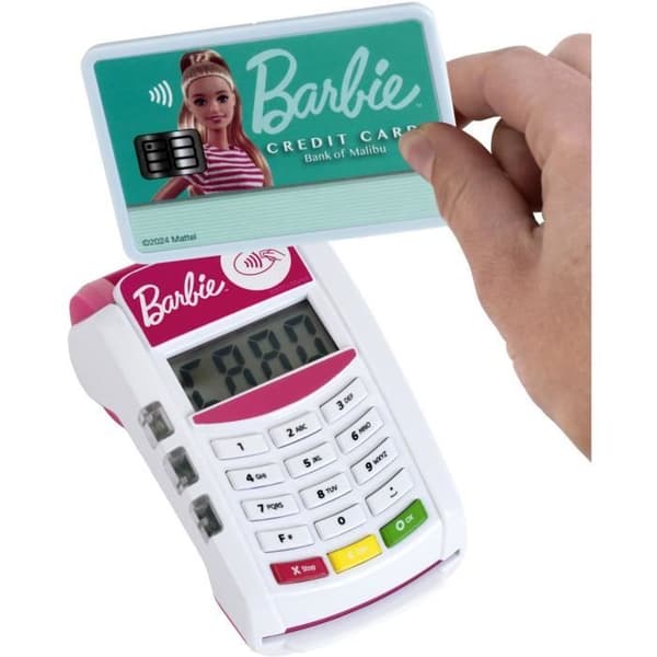 Barbie Elektronisk Betalterminal - KLEIN - 7335 - Med tillbehör - Från 3 år