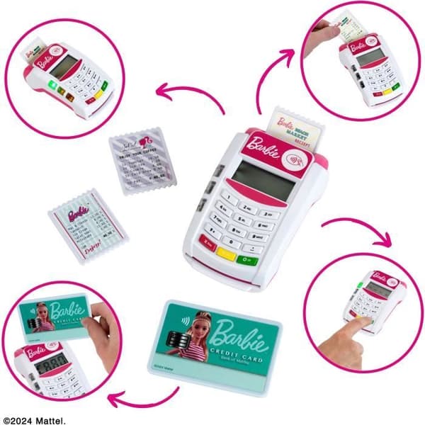 Barbie Elektronisk Betalterminal - KLEIN - 7335 - Med tillbehör - Från 3 år