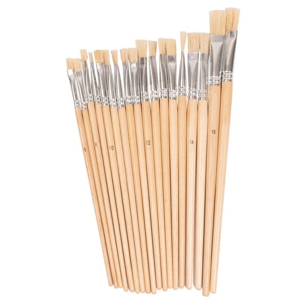 Penslar med träskaft 18-pack