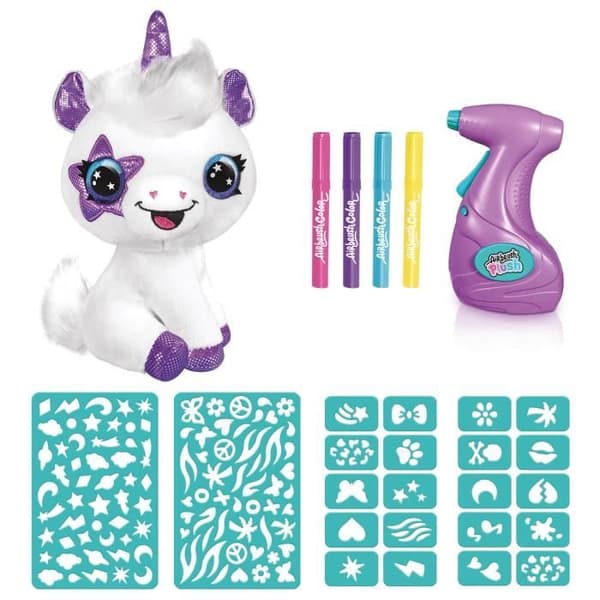 CANAL TOYS - Style 4 ever - Min plysch enhörning att anpassa - Spray Art plysch - OFG 228