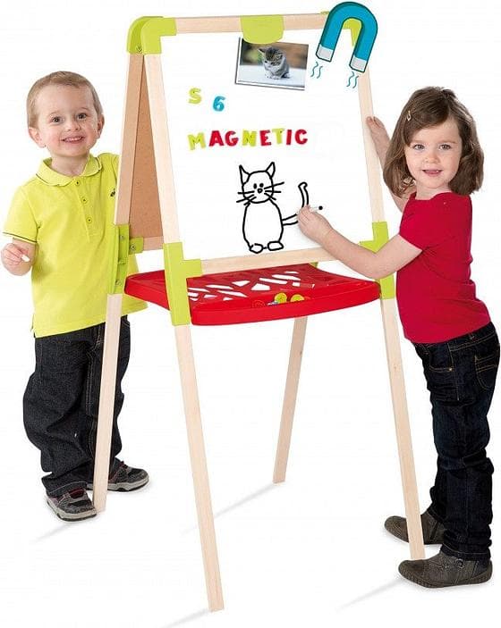 Smoby 2 in 1 krittavla & Whiteboard + stativ