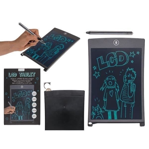 LCD skrivplatta - Varumärke - 22x14 cm - Raderbar - Penna ingår - Unisex