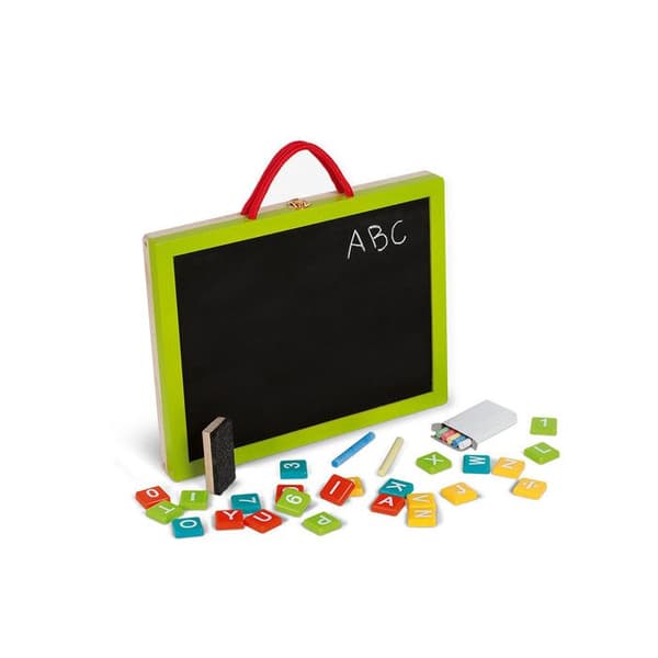 4 i 1 Magic Board - JANOD - från 3 år och uppåt - Trä - 42 magnetiska bokstäver och siffror