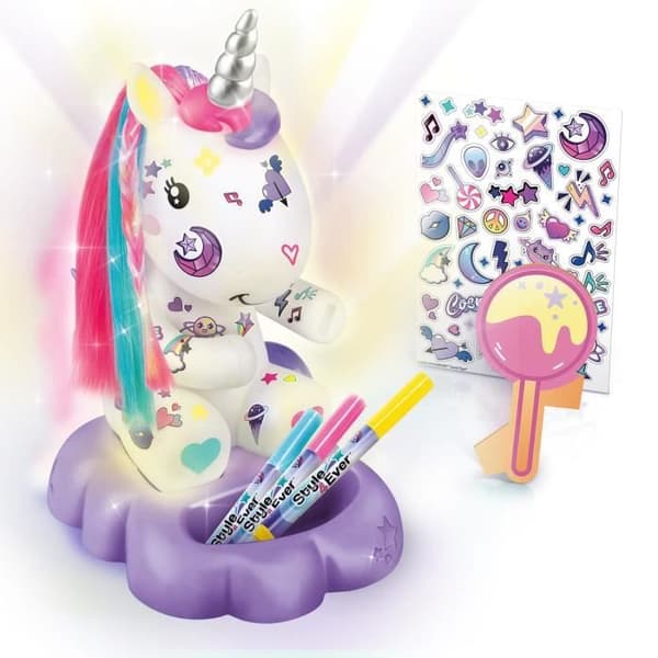 Style 4 Ever - Cosmic Unicorn Lamp för att dekorera Collector's Edition - OFG 270 - Canal Toys