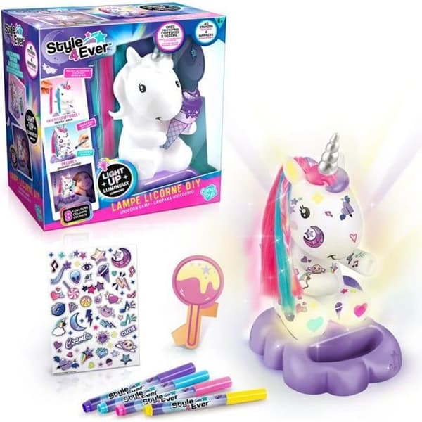 Style 4 Ever - Cosmic Unicorn Lamp för att dekorera Collector's Edition - OFG 270 - Canal Toys
