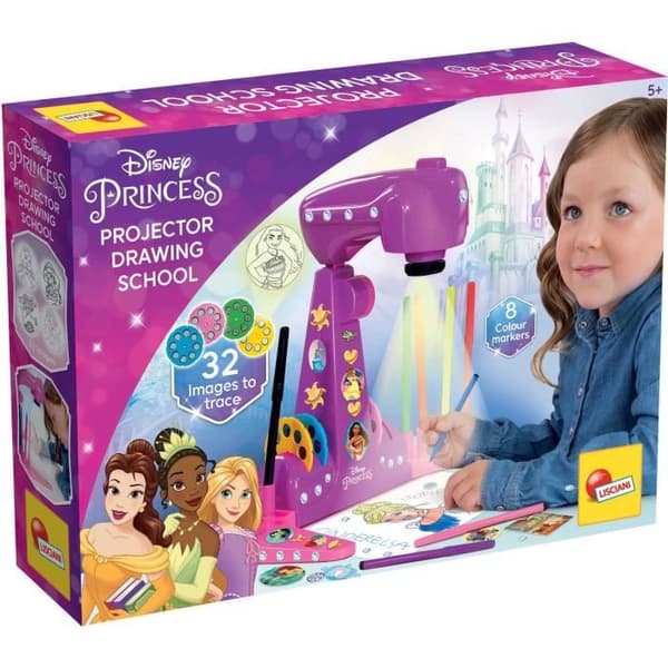 Ritskoleprojektor - Prinsessan - för att rita alla dina favoritprinsessor - LISCIANI