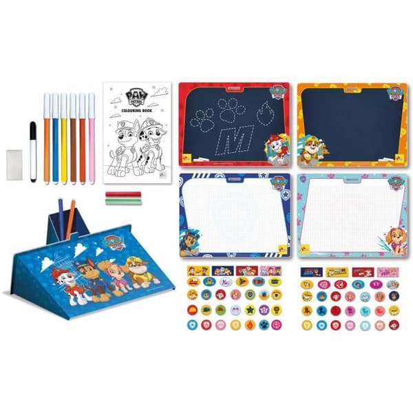 Målarryggsäck och ritskola - Paw Patrol - LISCIANI