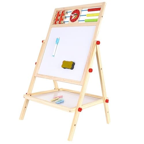 Whiteboard/Tavle for Barn – Dobbelsidig