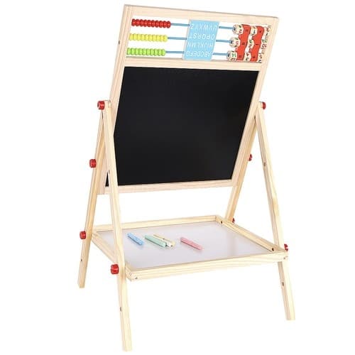 Whiteboard/Tavle for Barn – Dobbelsidig