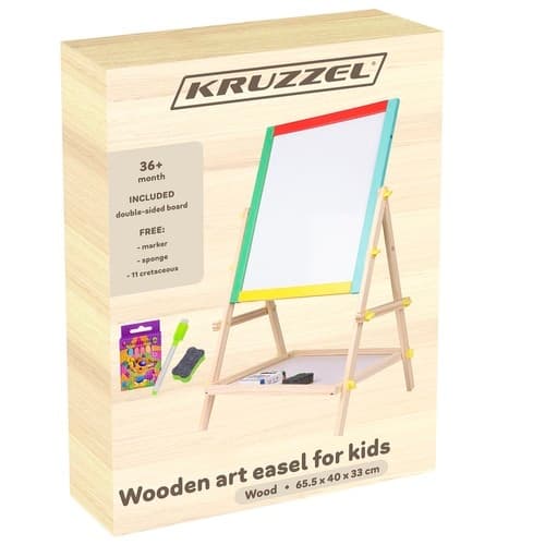 Whiteboard/Blackboard Tavle for Barn - Tosidig