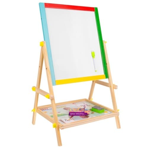 Whiteboard/Blackboard Tavle for Barn - Tosidig