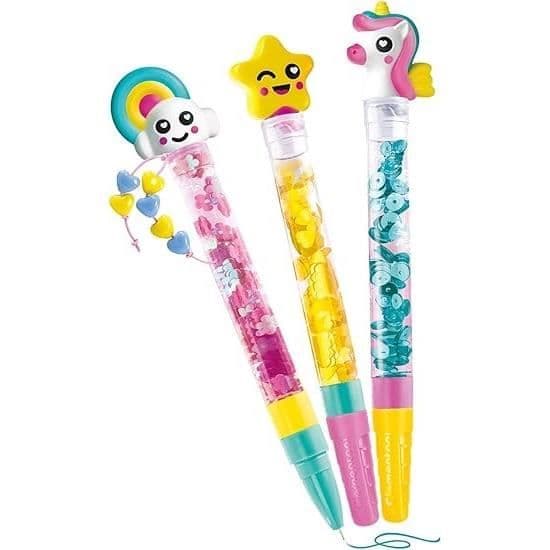 Clementoni - Skapa dina pennor - Mini Pen Workshop - Fantasitema - 3 att skapa - Ålder 6