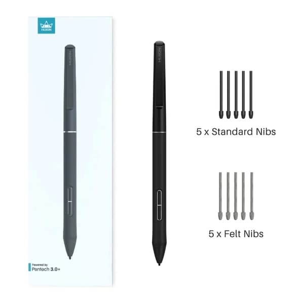 Grafikplatta Penna, Batterifri, PenTech 30, Smal Stylus, PW550S