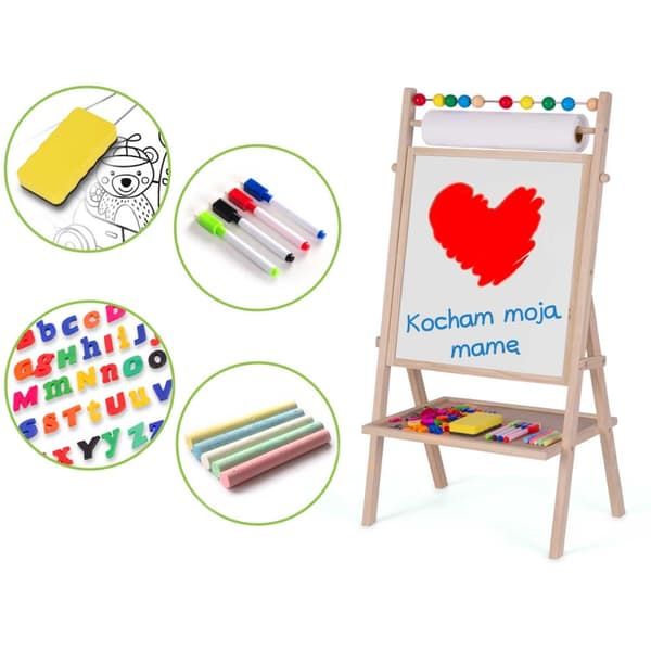 Ricokids magnetisk tavle roterende tavle