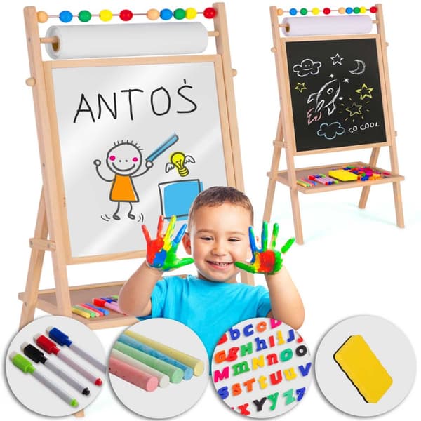 Ricokidsin magneettinen liitutaulu pyörivä lauta