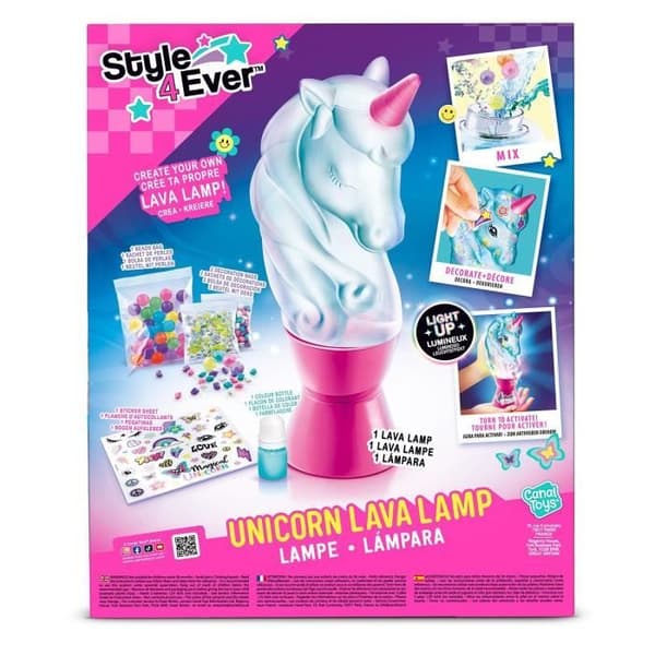 Canal Toys - Stil För Evigt - Lava Unicorn Lamp - OFG 297