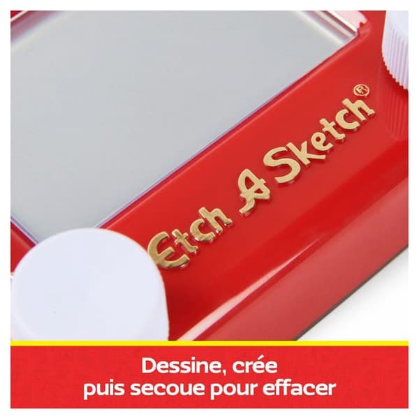 Etch A Sketch - Etch A Sketch Återvinningsbar version - Skapa ritningar från 3 år - Röd - Blandat