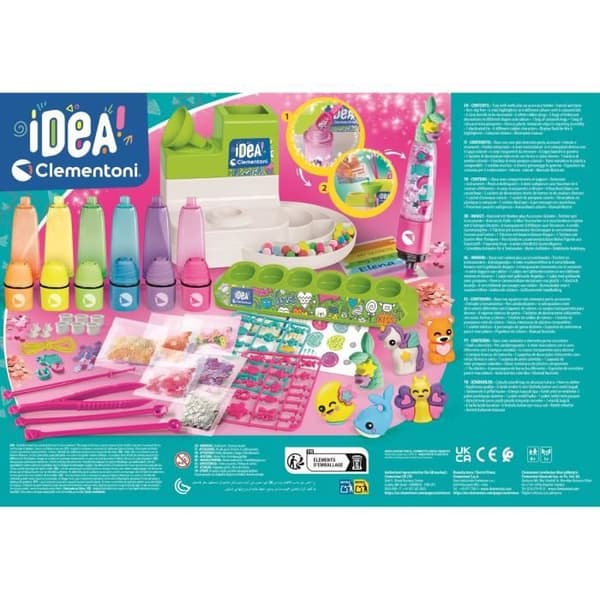 Clementoni - L'atelier des fluorescents - Skapar 10 fluorescerande highlighters - Tillverkad i Italien