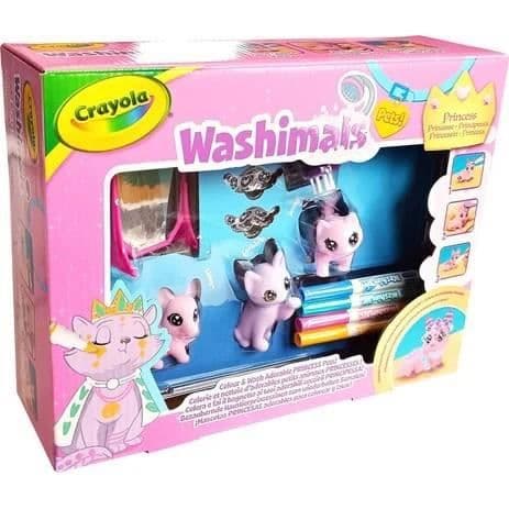 Färgläggning - CRAYOLA - Washimals Pastell Princess Pets - Pastelldjur att anpassa! 3 åringar