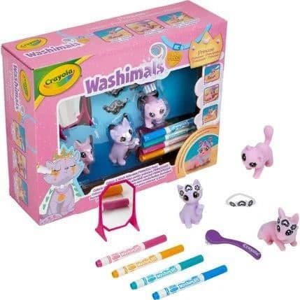 Färgläggning - CRAYOLA - Washimals Pastell Princess Pets - Pastelldjur att anpassa! 3 åringar