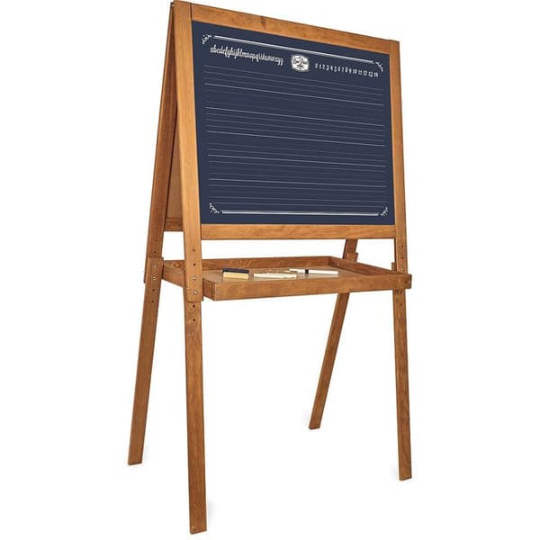 Vintage skoltavla - VILAC - Stor modell - Trä - Brun - 88 x 120 x 44 cm