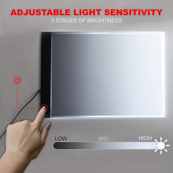 A4 LED Tegneplade A4 Lysbord med USB