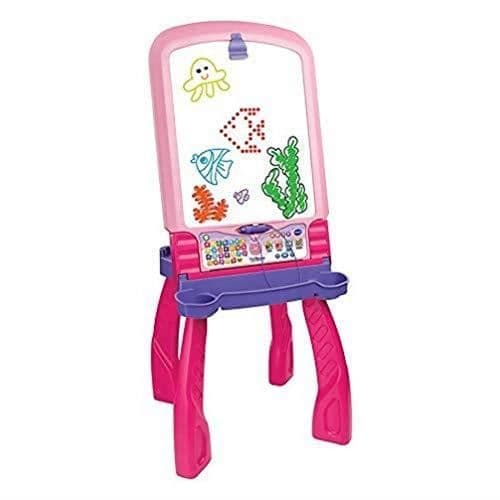 VTech Magi 3-i-1 interaktiv staffli rosa, interaktiv bräda för barn - FR-version - 80-193559