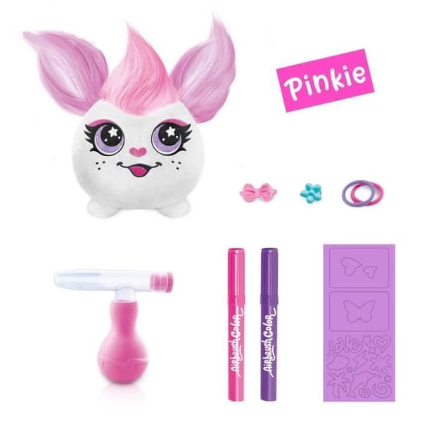 Canal Toys - Airbrush Plysch - Mini Hair'effektiv plysch att styla och dekorera med tuschpennor - AIR 038 - Random plyschmodell