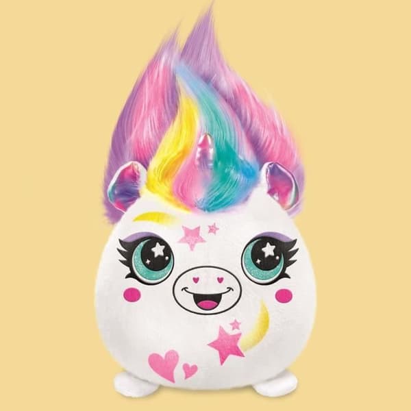 Canal Toys - Airbrush Plysch - Squishy Hair'effektiv plysch att styla och dekorera med elektronisk spray, markörer, -AIR 040- slumpmässigt