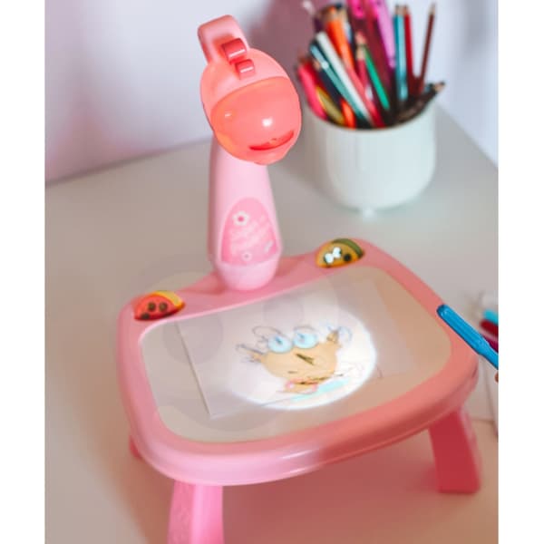 WOOPIE Tegnebræt Projektor Pink Giraf + Tuscher