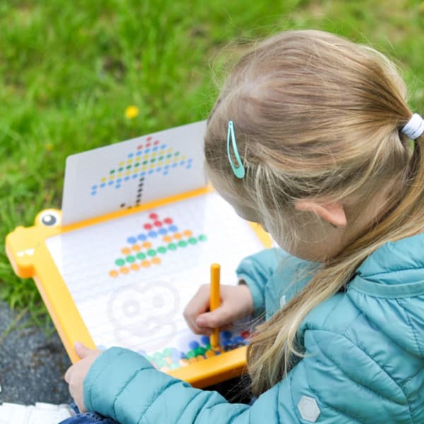 WOOPIE Magnetisk Kort til Børn Montessori MagPad Dinosaur