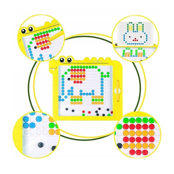 WOOPIE Magnetisk Kort til Børn Montessori MagPad Dinosaur