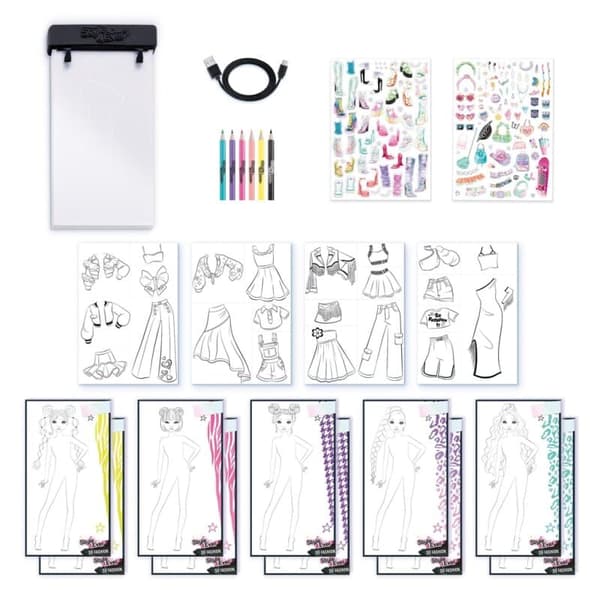 Style 4 Ever Fashion Designer Pad med Ljus
